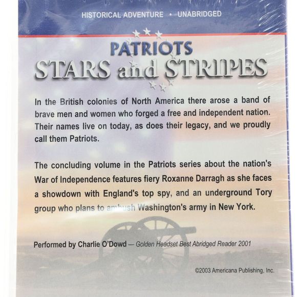 Patriots: Stars and Stripes by Adam Rutledge (2003, Audio Cassette) NEW SEALED - Picture 3 of 7